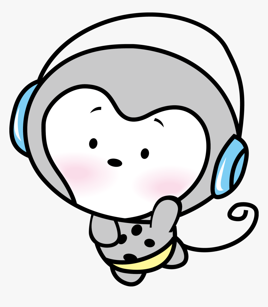 Monkey Orangutan Common Chimpanzee Gorilla Clip Art - Картинка Пнг Ребенок Слушает, HD Png Download