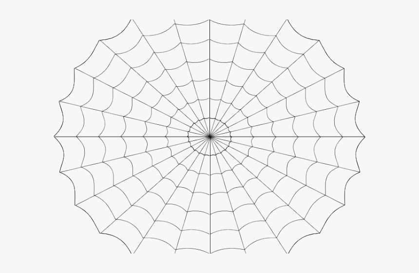 Drawn Spider Web Vector - Spider Web Cartoon Png, Transparent Png