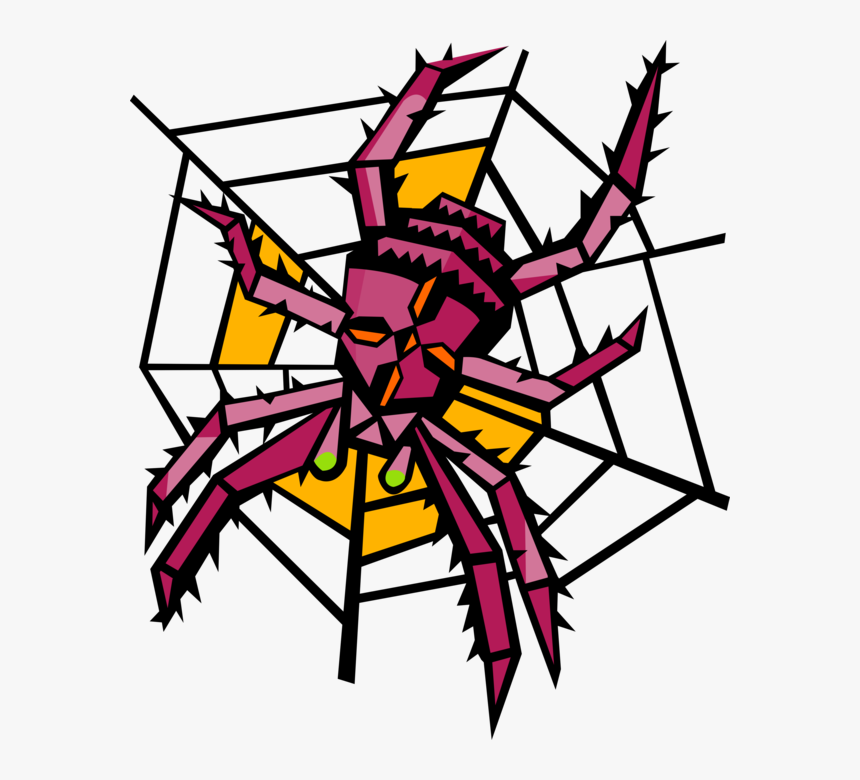 Transparent Spider Web Vector Png, Png Download