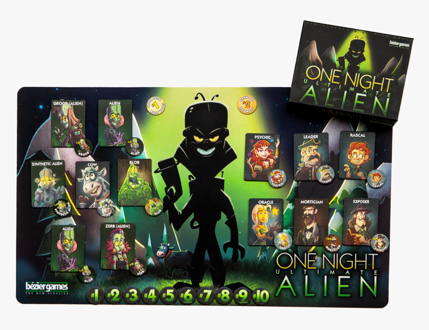 One Night Ultimate Alien 
 Class Lazyload Lazyload - Cartoon, HD Png Download