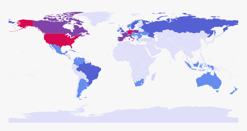 Earth, Map, World, Countries, Nations, Germany, America - Metal Band Per Capita Map, HD Png Download