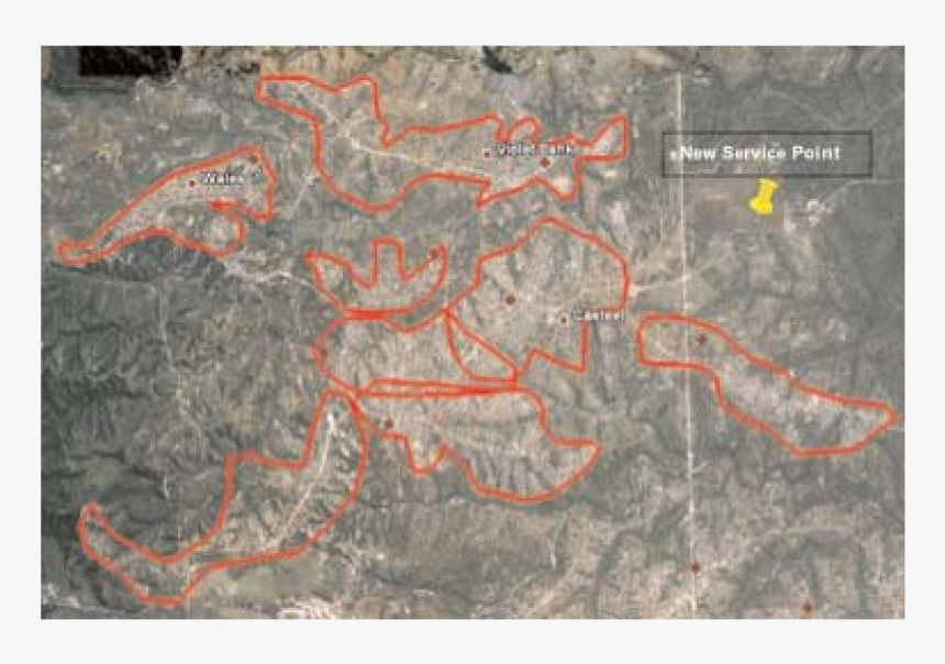 Google Earth Map Illustrating The Use Of Trade Area - Atlas, HD Png Download