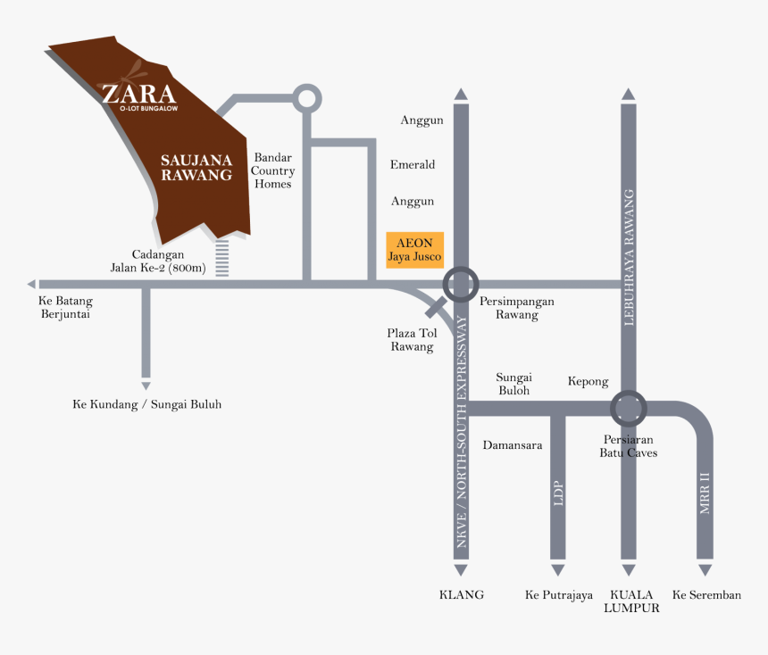 Zara Saujana Rawang, HD Png Download