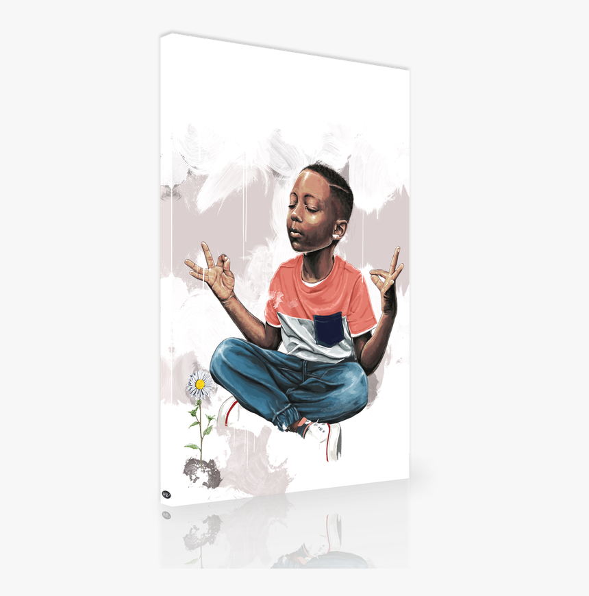 Black Boy Zen - Black Boy Art, HD Png Download
