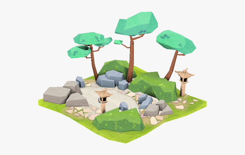 Zen Garden Png - Scale Model, Transparent Png