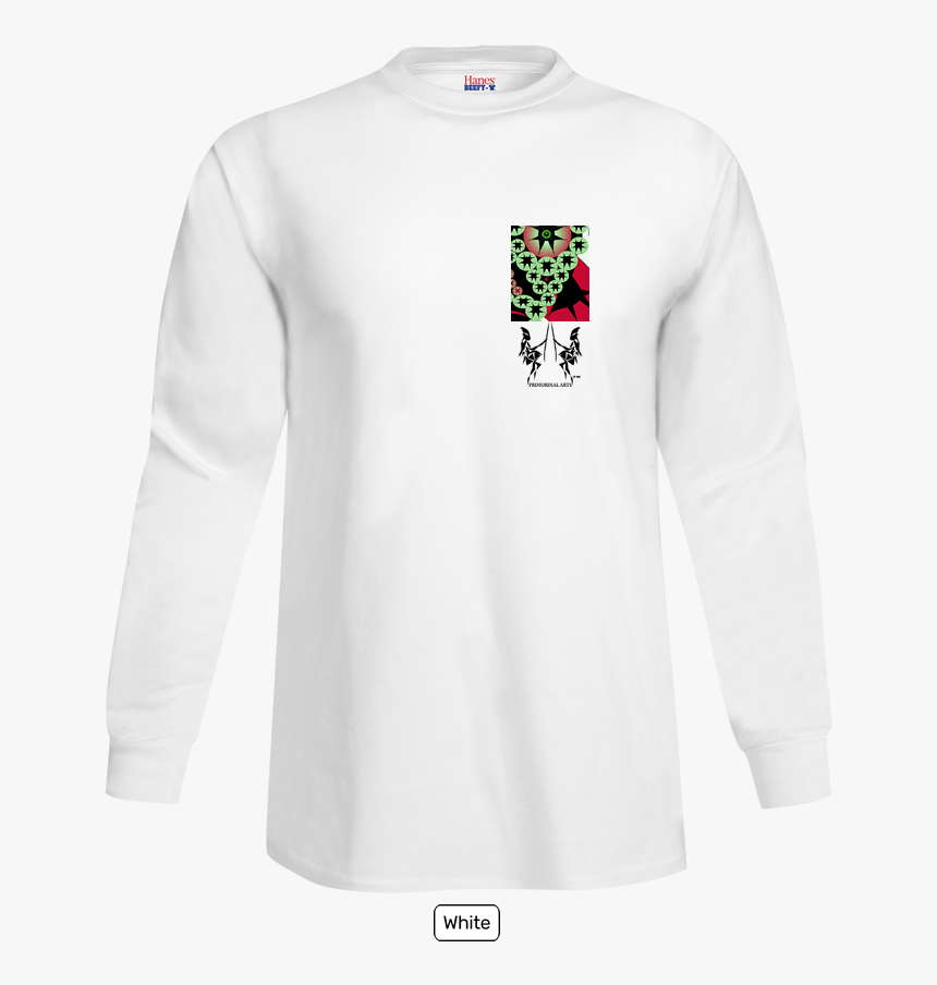 Discovery 3 5186 White Mock - Long-sleeved T-shirt, HD Png Download