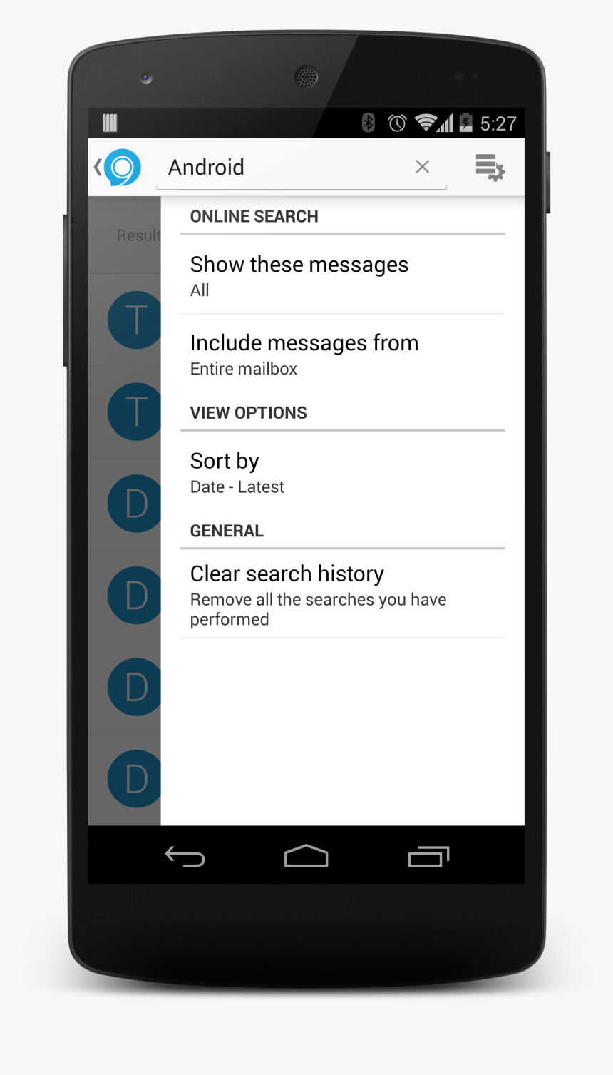Device 2014 01 16 - Android Slide Menu Github, HD Png Download