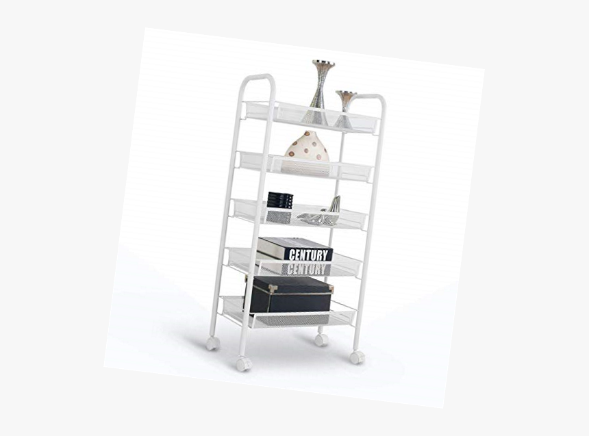 Transparent Metal Mesh Png - 5 Tier Mesh Storage Trolley Malaysia, Png Download