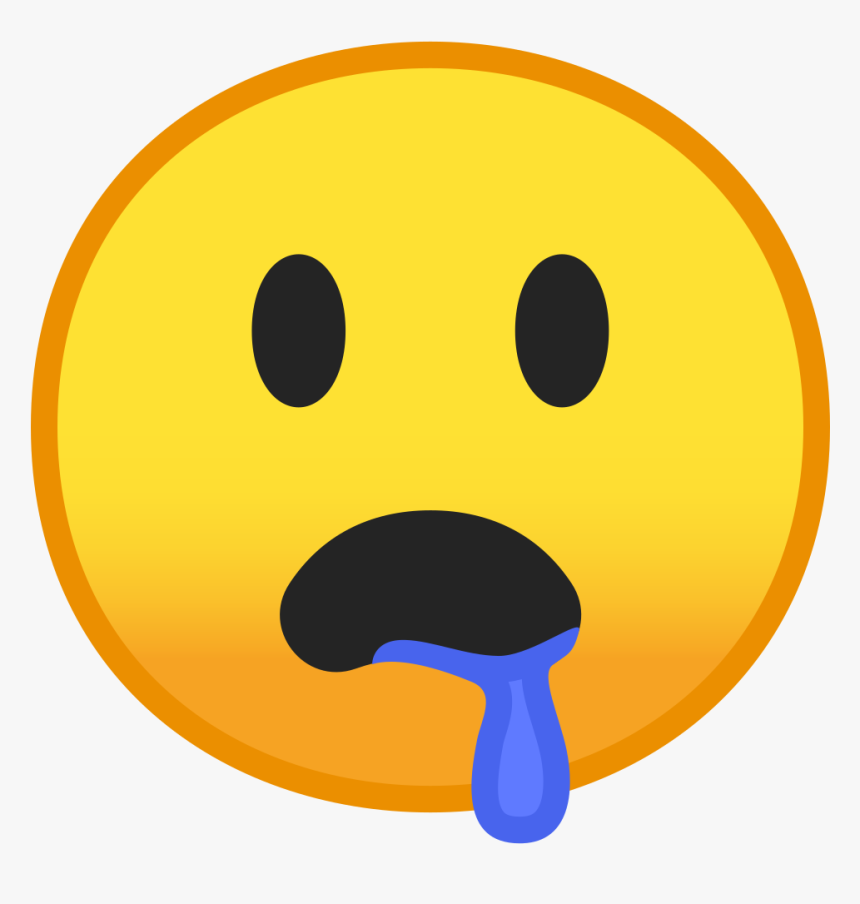 Transparent Drooling Clipart - Emoji Que Se Le Cae La Baba, HD Png Download