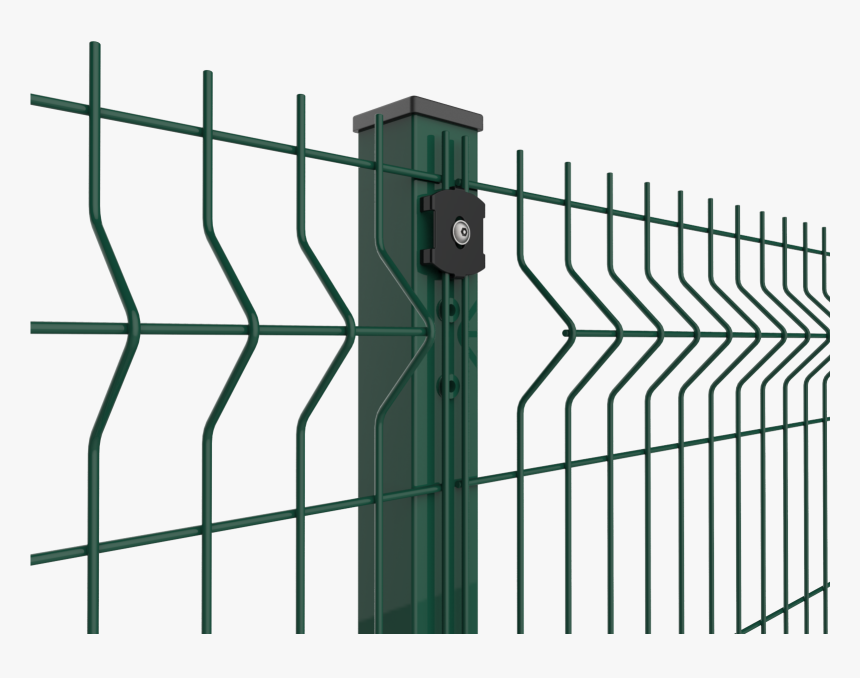2 M High Priofile Mesh Fencing System 
 Title - V Mesh Security Fencing, HD Png Download