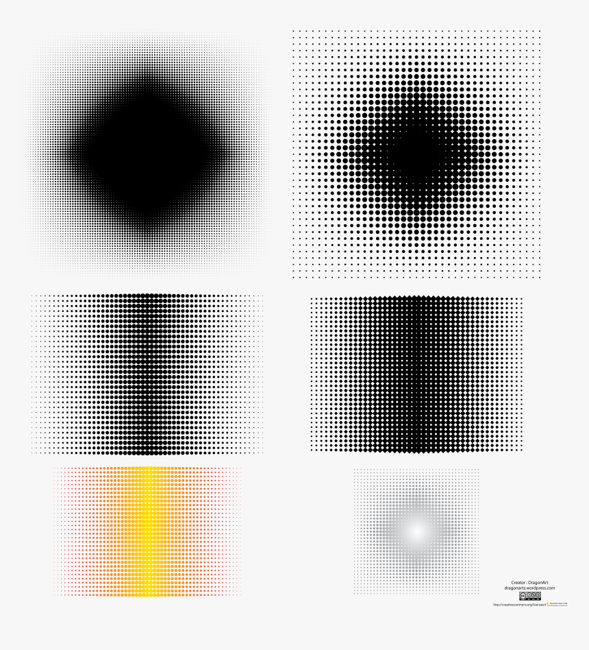 Halftone Pattern Png Gradient - Circle, Transparent Png