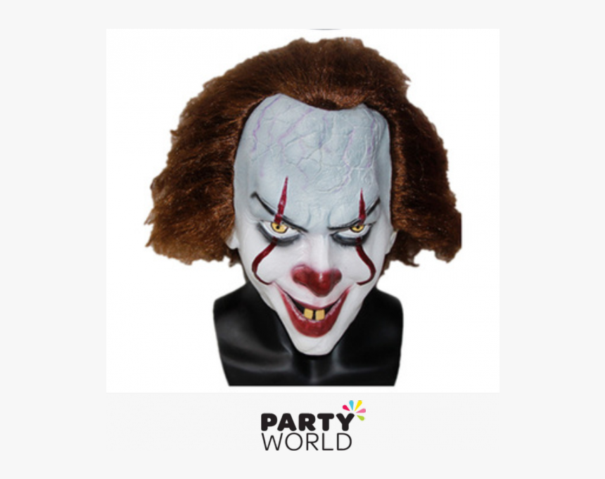 Pennywise Replica Rubber Mask - Disfraces De Halloween De Joker, HD Png Download