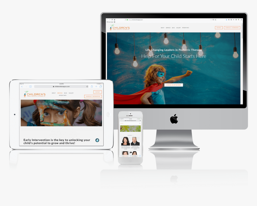 Squarespace Websites For Therapists Who Work With Children, HD Png Download