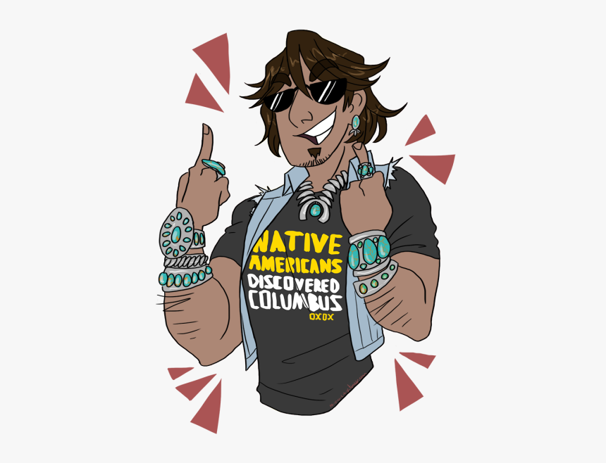 Walk Into Your Boss’s Boss’s Columbus Day Party That - Cartoon, HD Png Download