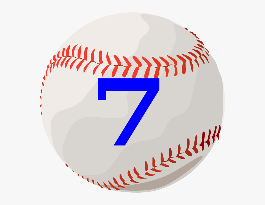 Numbers Clipart Baseball - Baseball Template, HD Png Download