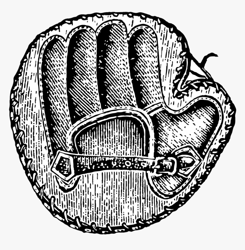 Baseball Glove Clipart - Illustration, HD Png Download
