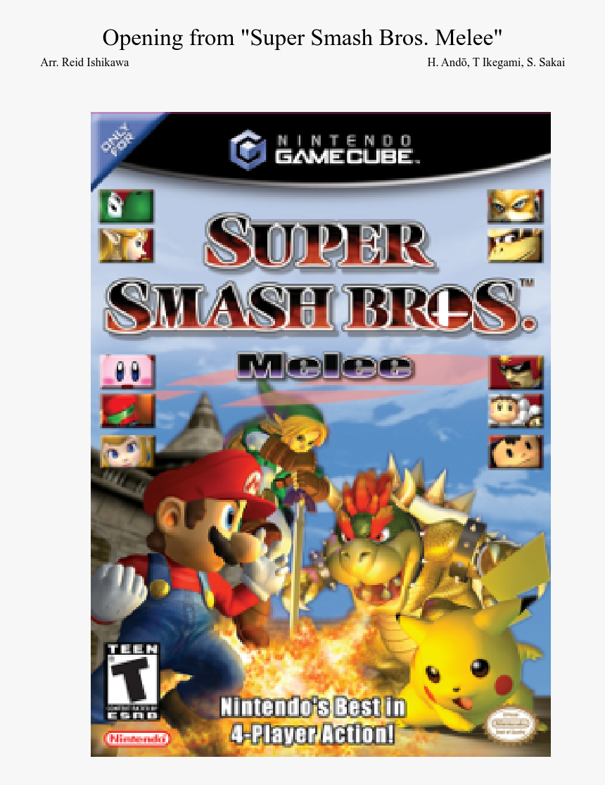 Super Smash Bros Melee Png, Transparent Png