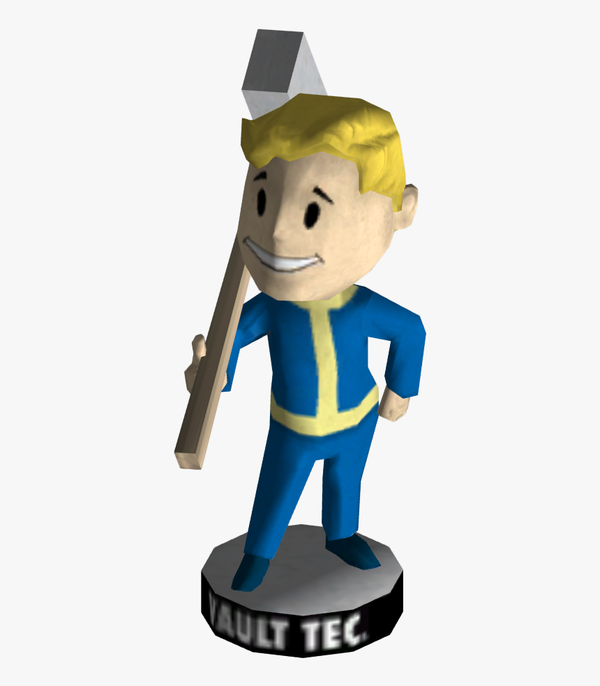 Bobblehead Melee Weapons - Vault Boy Bobblehead Luck, HD Png Download