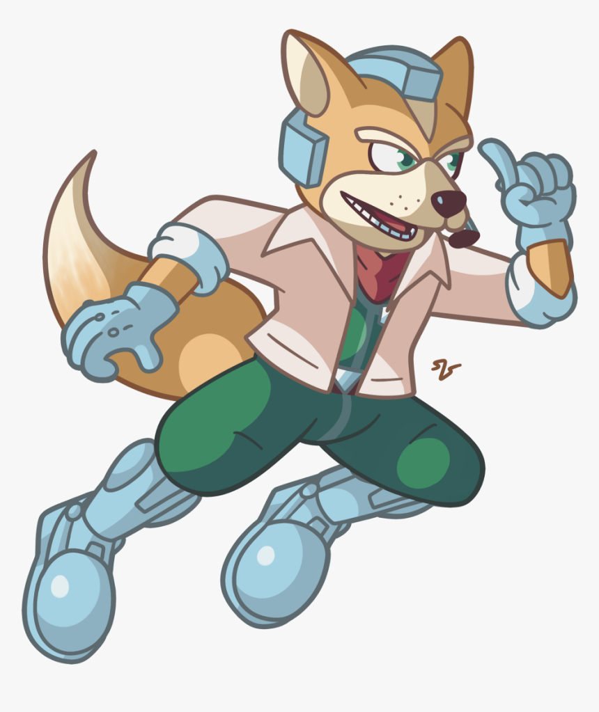 Fox Mission Complete I Like Fox S Melee Design The - Cartoon, HD Png Download