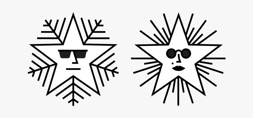 Silueta De Una Estrella, HD Png Download