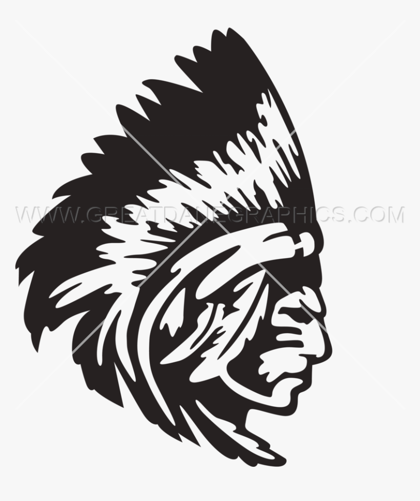 Indians Clipart Chief - Indian Chief Logo Png, Transparent Png