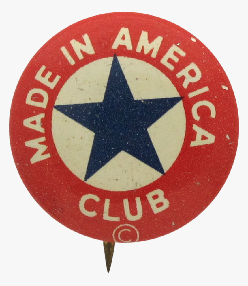 Made In America Club Button Museum - Emblem, HD Png Download