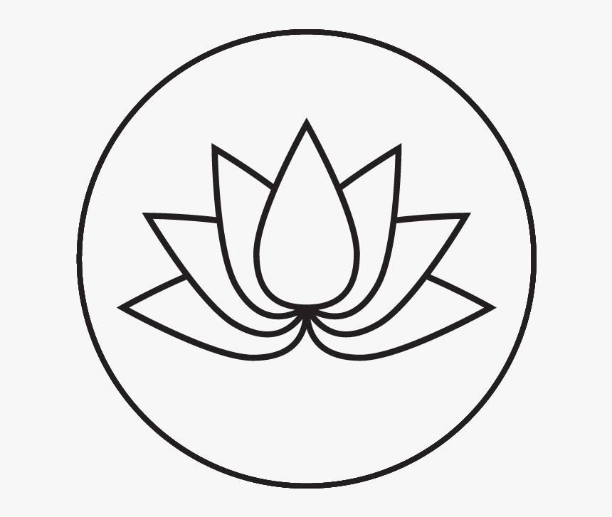 Massage Icon Lotus Flower - Christmas Snowflakes Black And White Clipart, HD Png Download