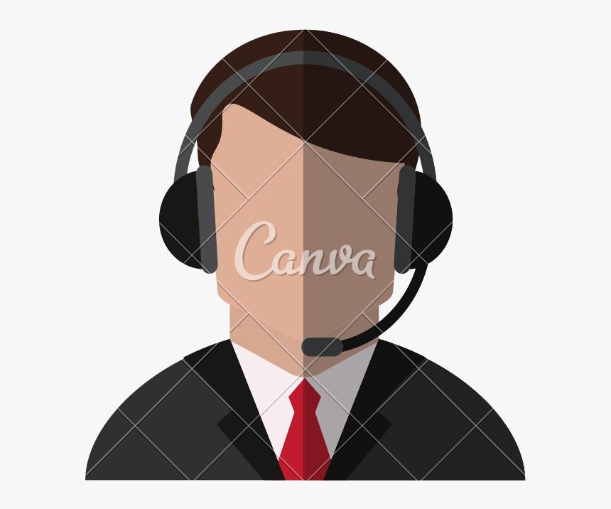 Headphone Transparent Person - Headphones, HD Png Download