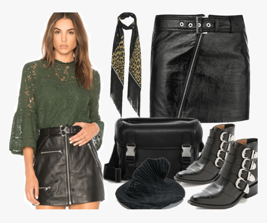 Clip Art Glam-rock Style - Knee-high Boot, HD Png Download