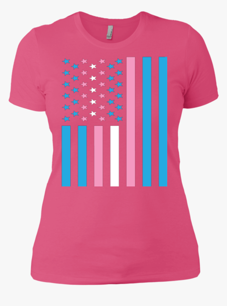 Trans Flag Pride Pink Cute Shirt For Women 
 Data Zoom - Shirt, HD Png Download
