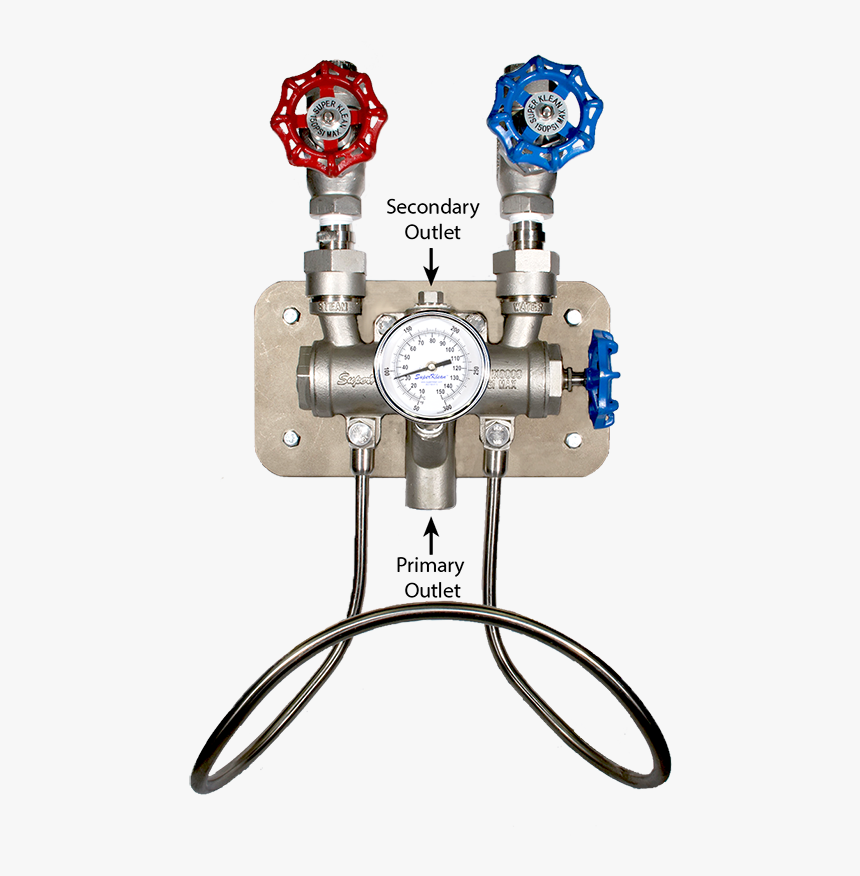 Stainless Steel Steam & Cold Water Mixers - Machine, HD Png Download