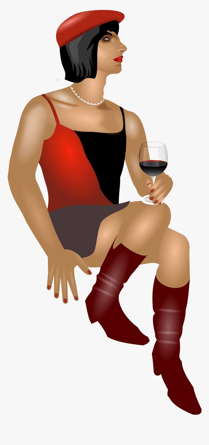 Free Clipart - Transvestite Png, Transparent Png