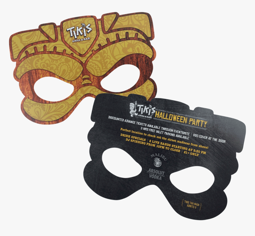 Print Tiki S Mask - Mask, HD Png Download
