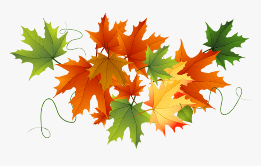 Free Png Download Autumn Transparent Leaves Clipart - Fall Leaves Transparent Background, Png Download