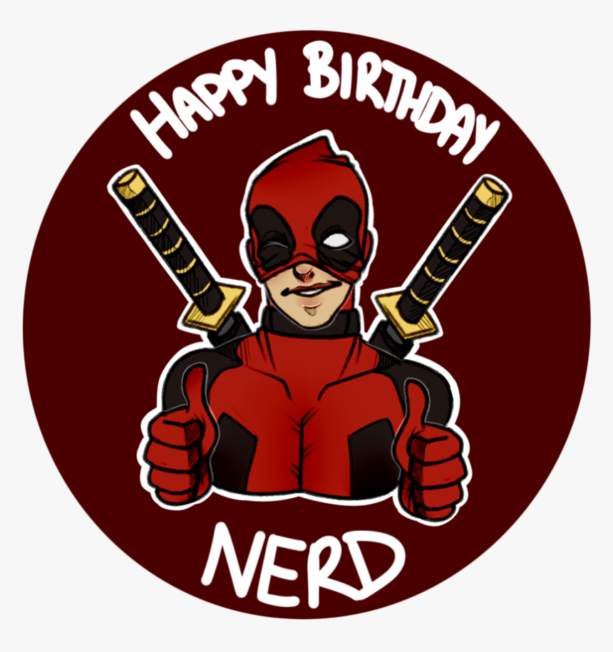 Deadpool Gift - Cartoon, HD Png Download