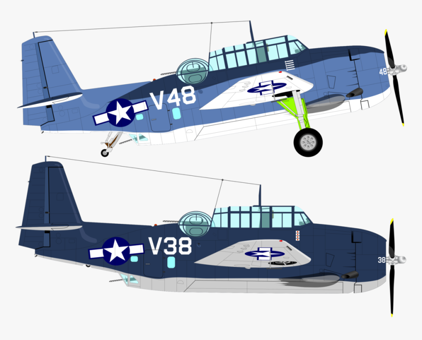 Propeller Driven Aircraft,north American A 36 Apache,douglas - Vector Vintage Air Force Plane, HD Png Download
