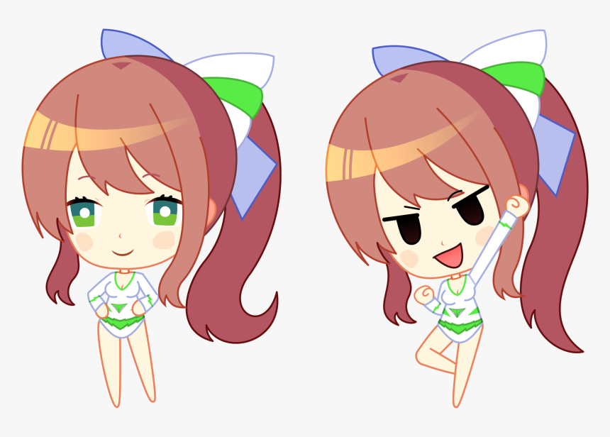Doki Doki Literature Club Sprites, HD Png Download