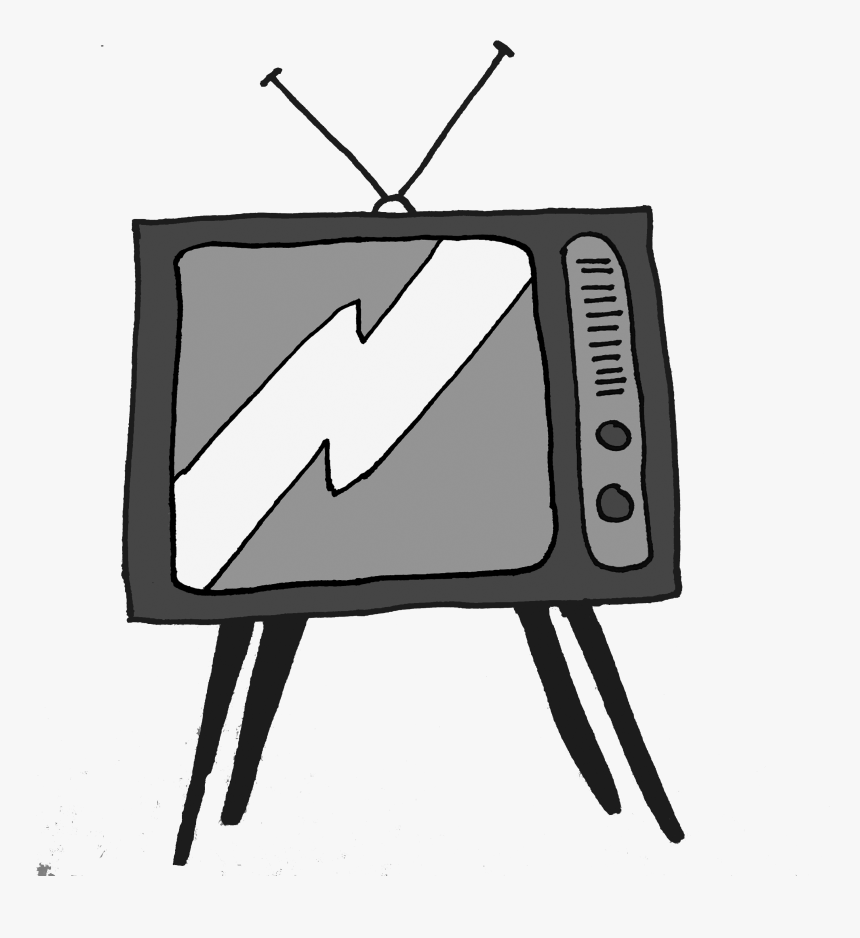Old Tv Set Png, Transparent Png