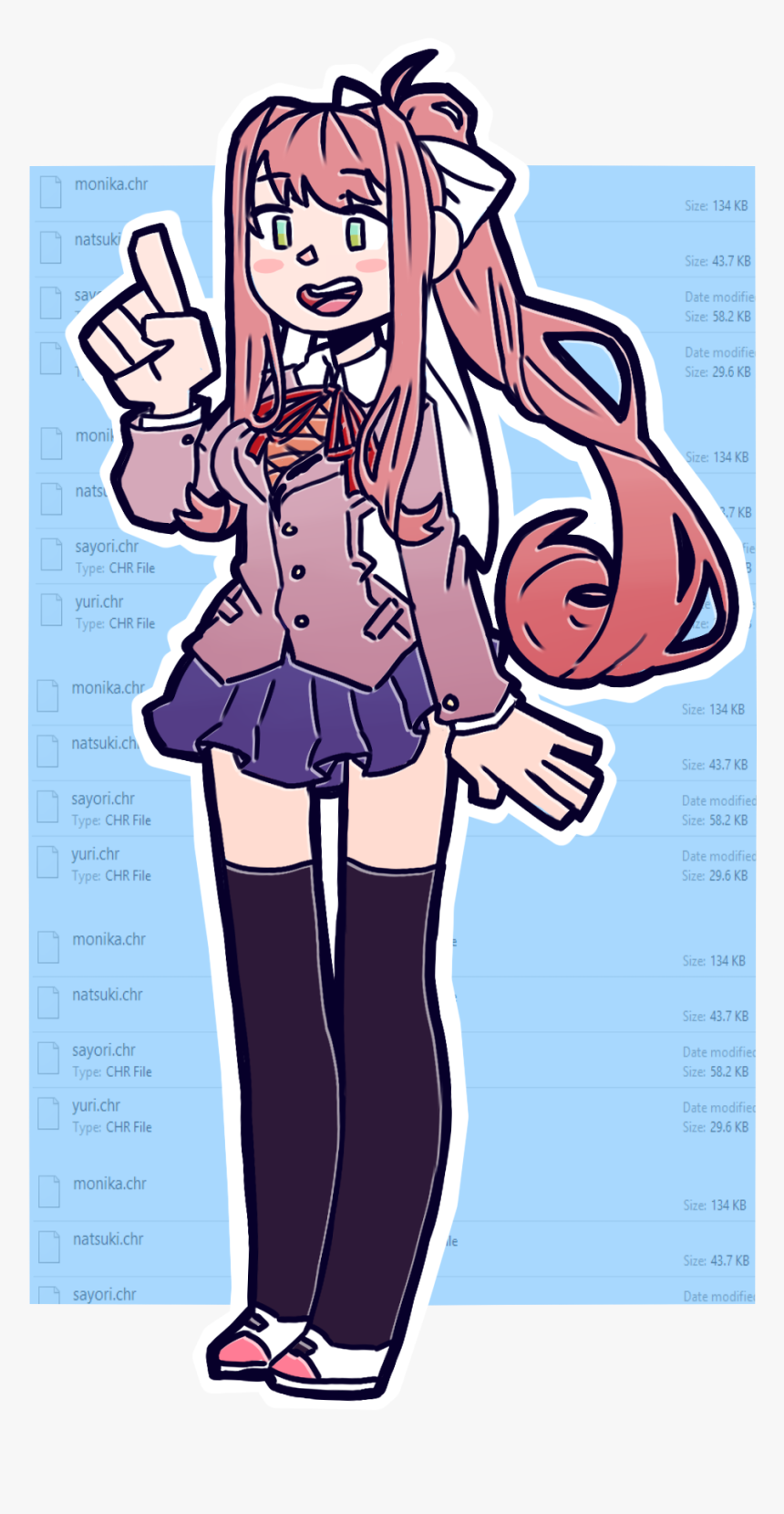 Monika - Chr - Cartoon, HD Png Download