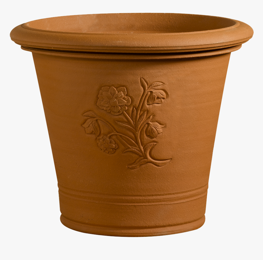 Small Blockley Planter Plain Terracotta - Flowerpot, HD Png Download