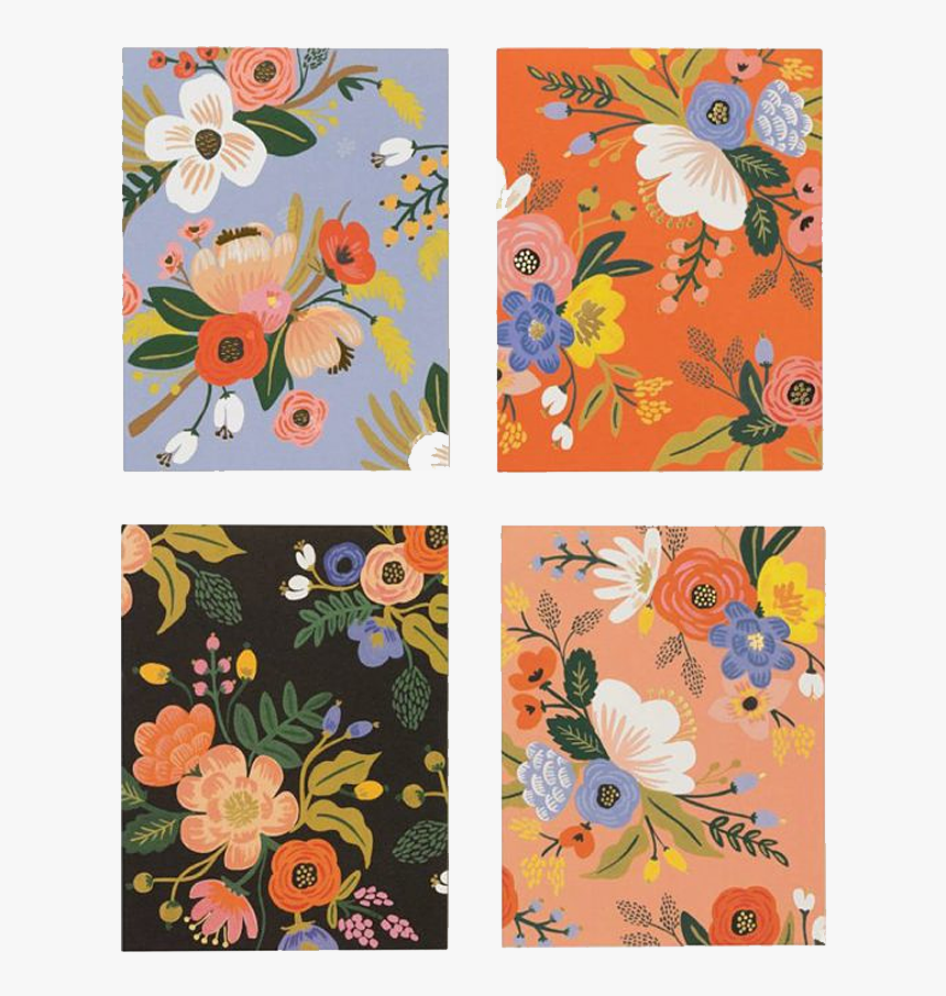 Rifle Paper Co Lively Floral 8pack Card Set - Pack Gerbera Blank Cards, HD Png Download