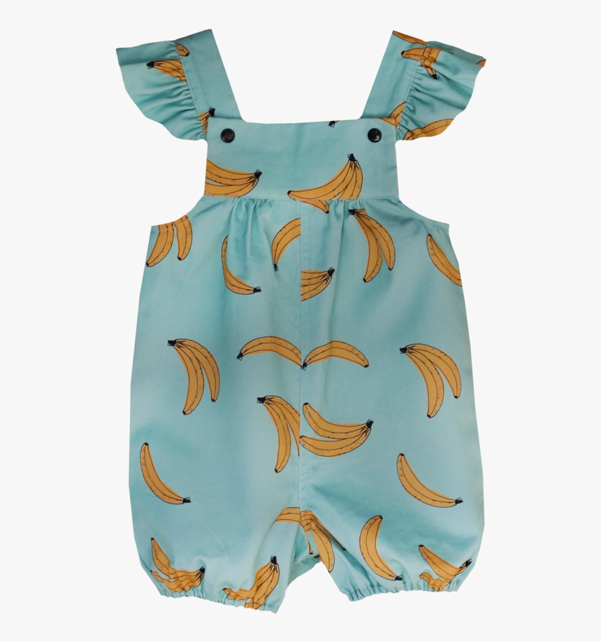 Banana Ruffle Sleeve Overalls - Octopus, HD Png Download