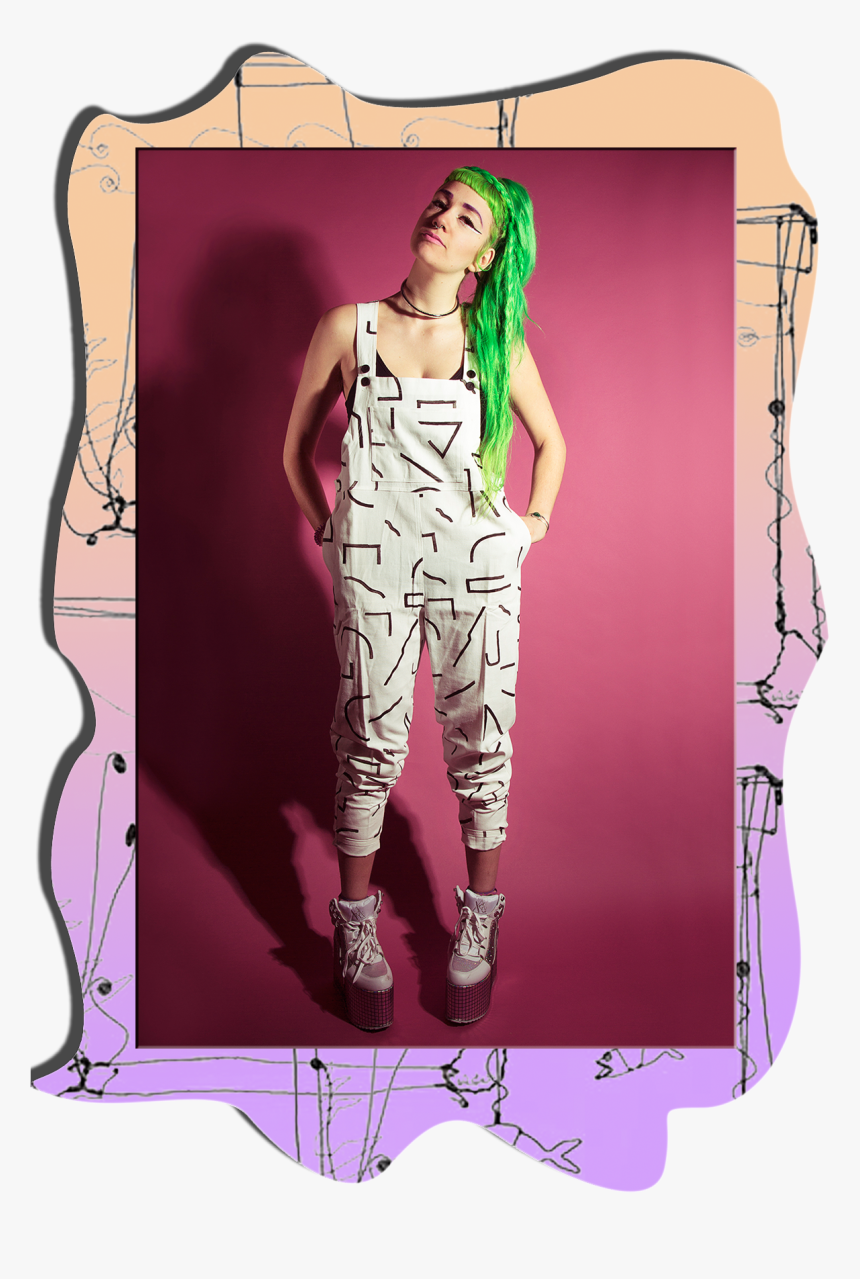 Image Of Geometric Shapes Overalls - Visual Arts, HD Png Download