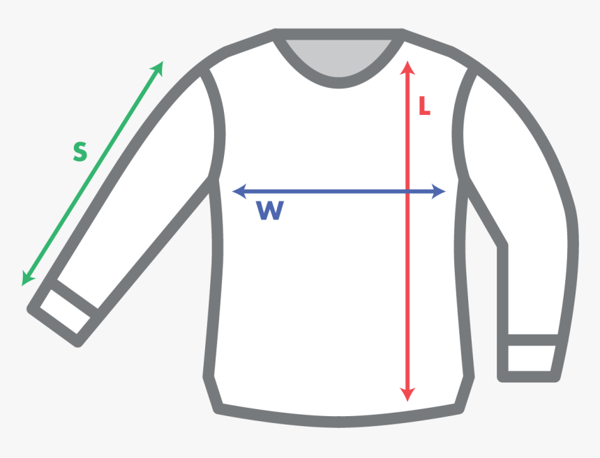 Long-sleeved T-shirt, HD Png Download