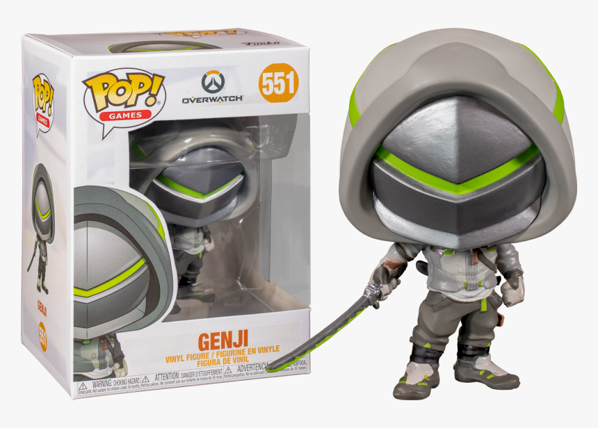 Genji With Sword Pop Vinyl Figure - Action Figure, HD Png Download