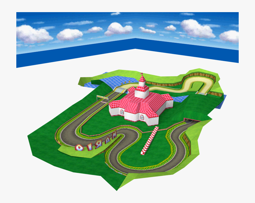 Download Zip Archive - Mkds Gcn Mario Circuit, HD Png Download