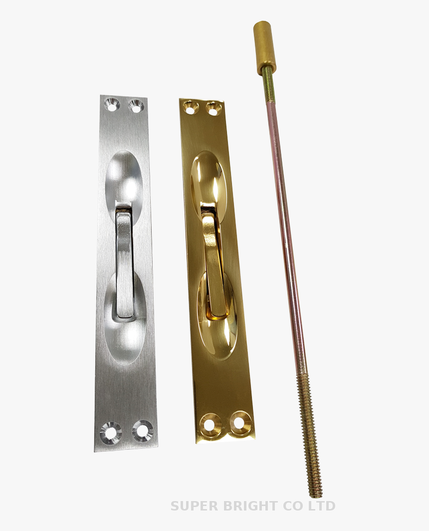 Manual Flush Bolt, For Metal Door - Sliding Door, HD Png Download