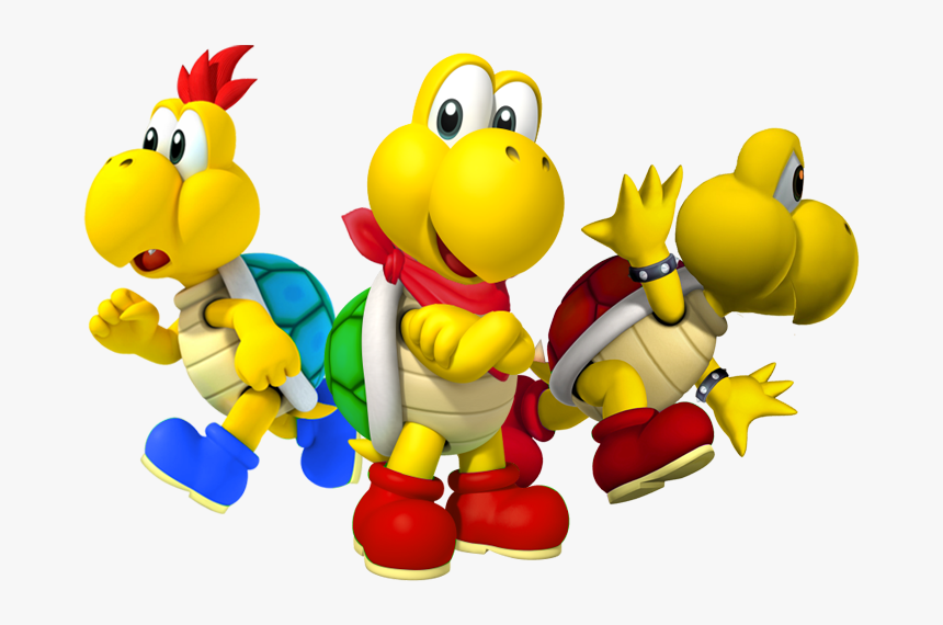 Free Super Mario Bros Movie Koopa Troopa - Koopa And Shy Guy, HD Png Download