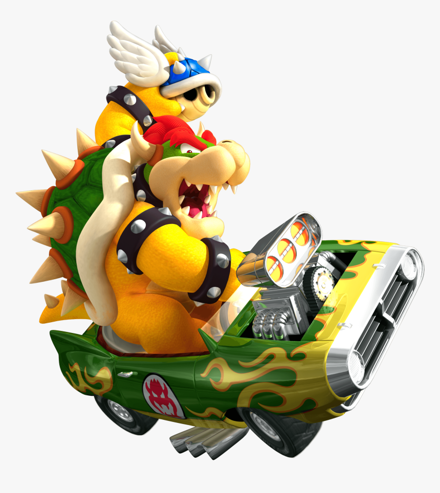 Transparent Koopa Troopa Png - Mario Kart Wii Bowser Transparent, Png Download