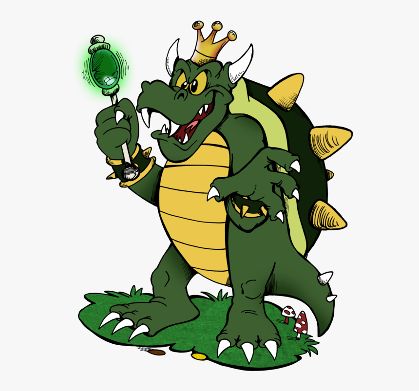 3 King Koopa By Granitoons - King Koopa, HD Png Download